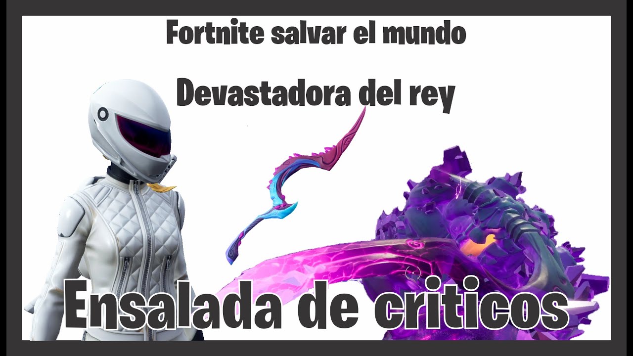 DEVASTADORA DEL REY de la tormenta PERKS Y Héroe PARA EL CUERNO Fortnite salvar el mundo