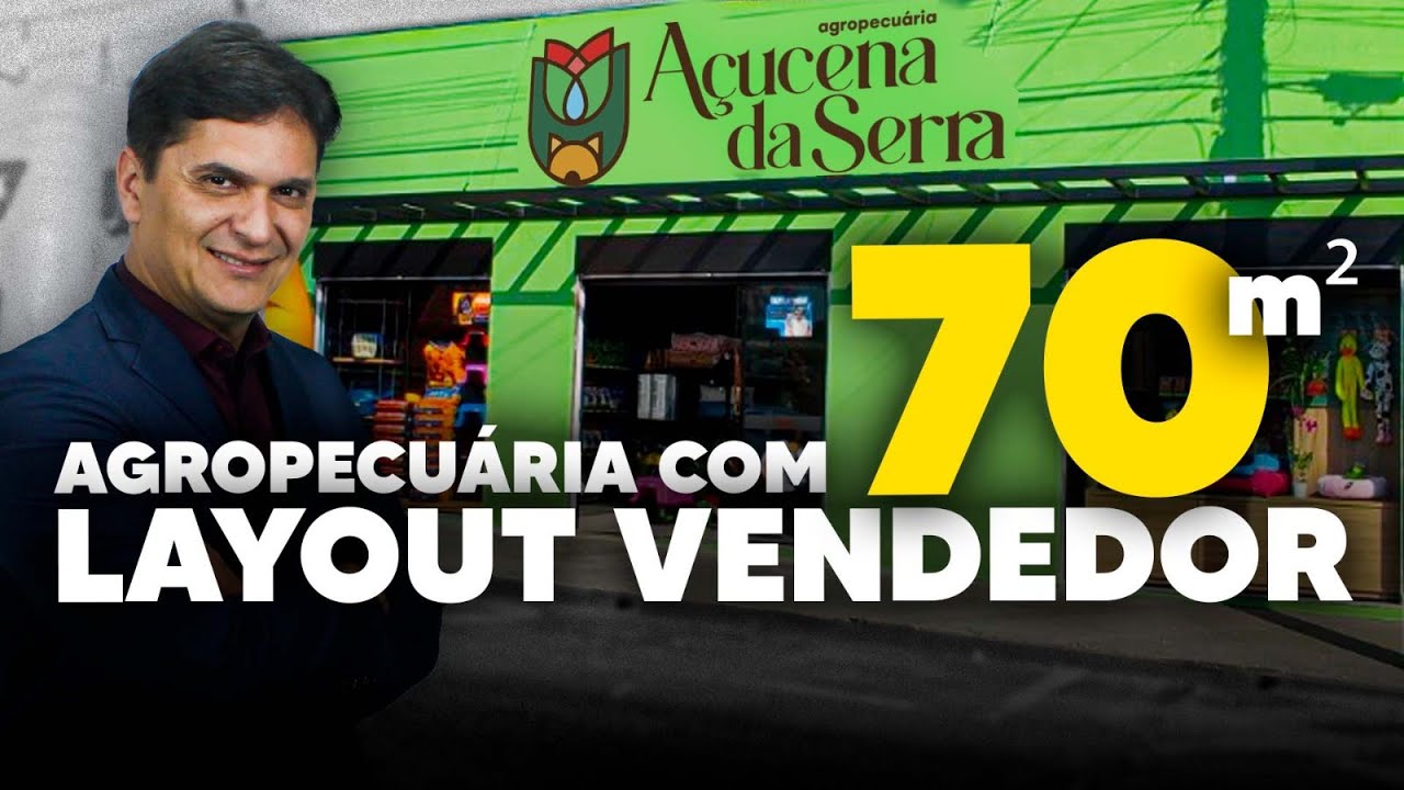 Agropecuária de 70m² com um Layout Vendedor | Ricardo de Oliveira