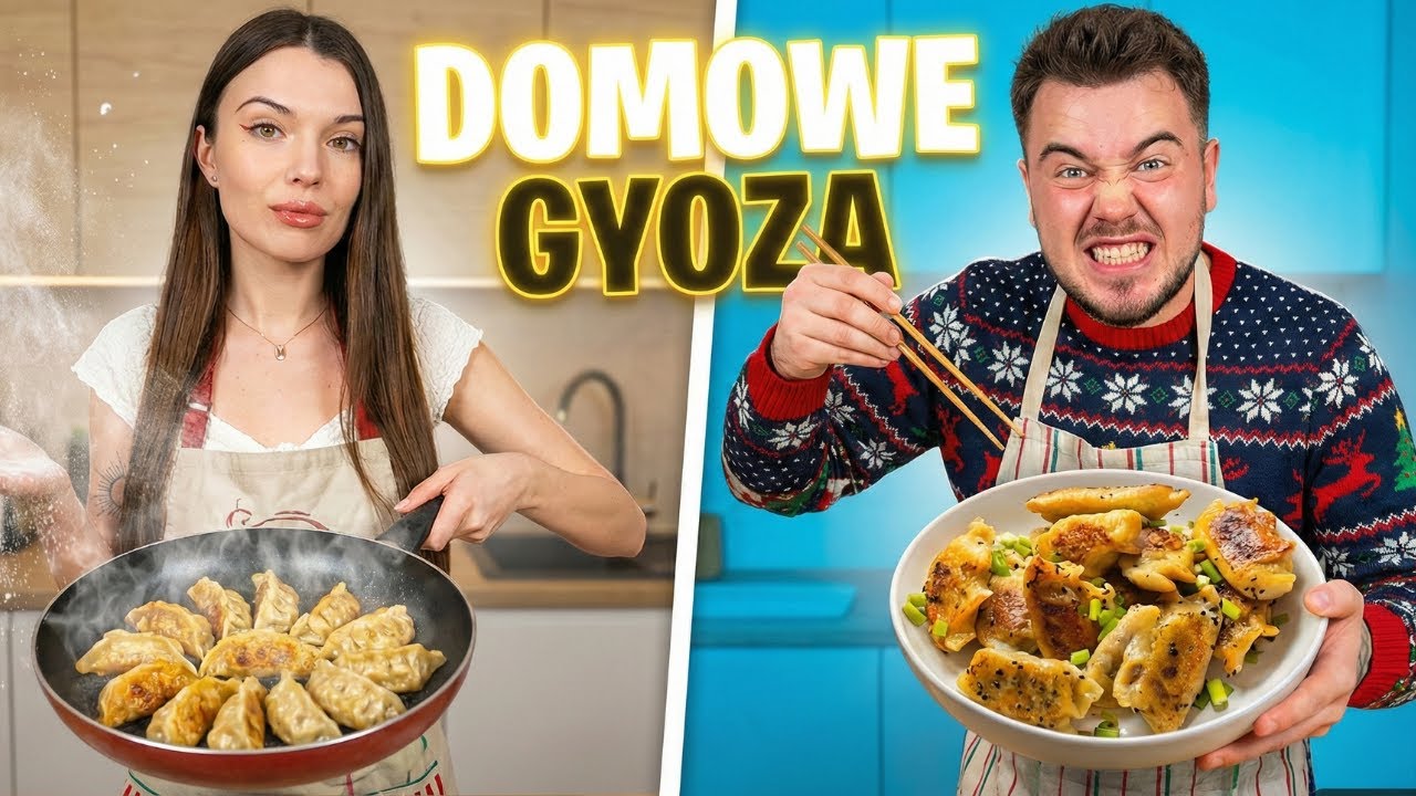 ZROBILIŚMY WŁASNE PIEROŻKI GYOZA | Kruczki w kuchni