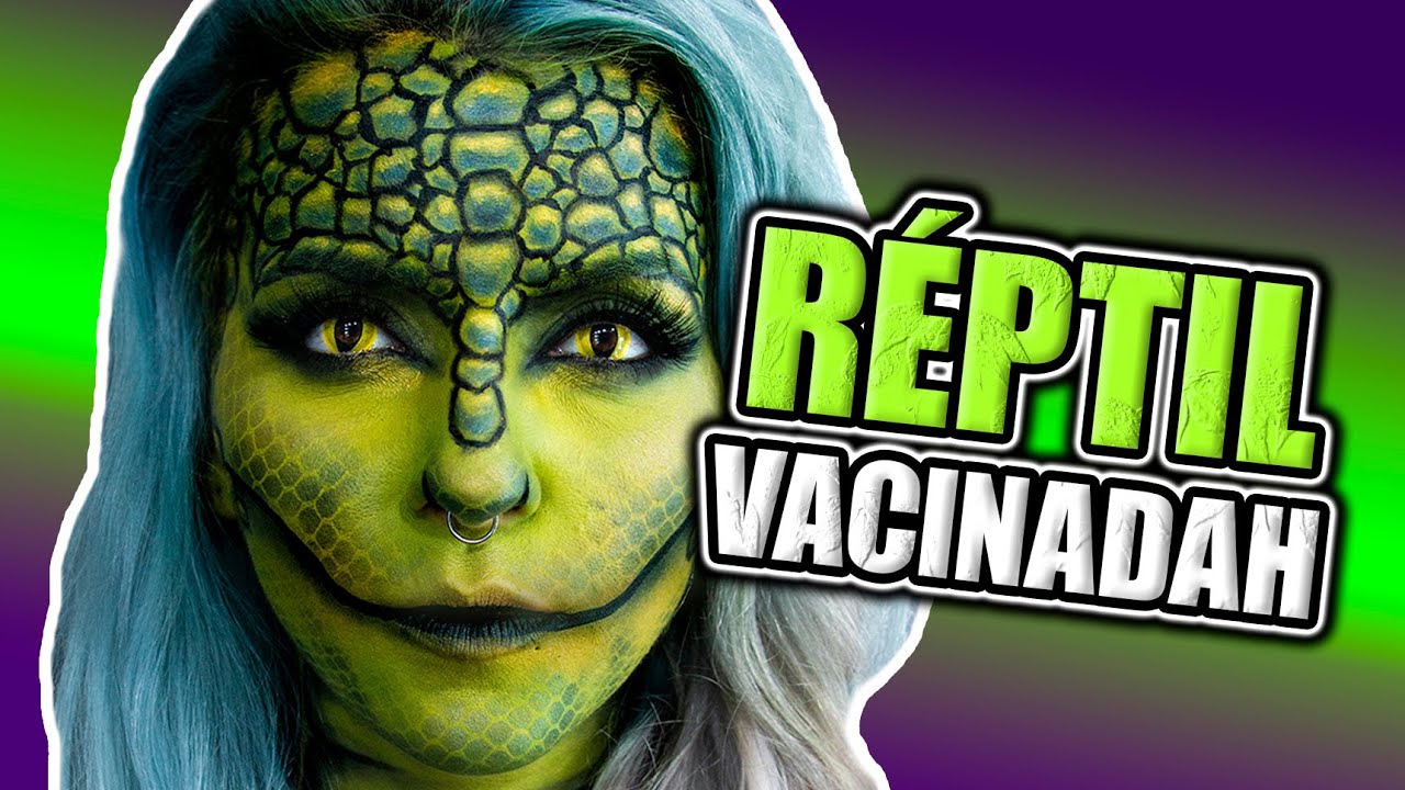 RÉPTIL MAKEUP - VACINADA  |  Maquiagem Reptiliana | Reptile