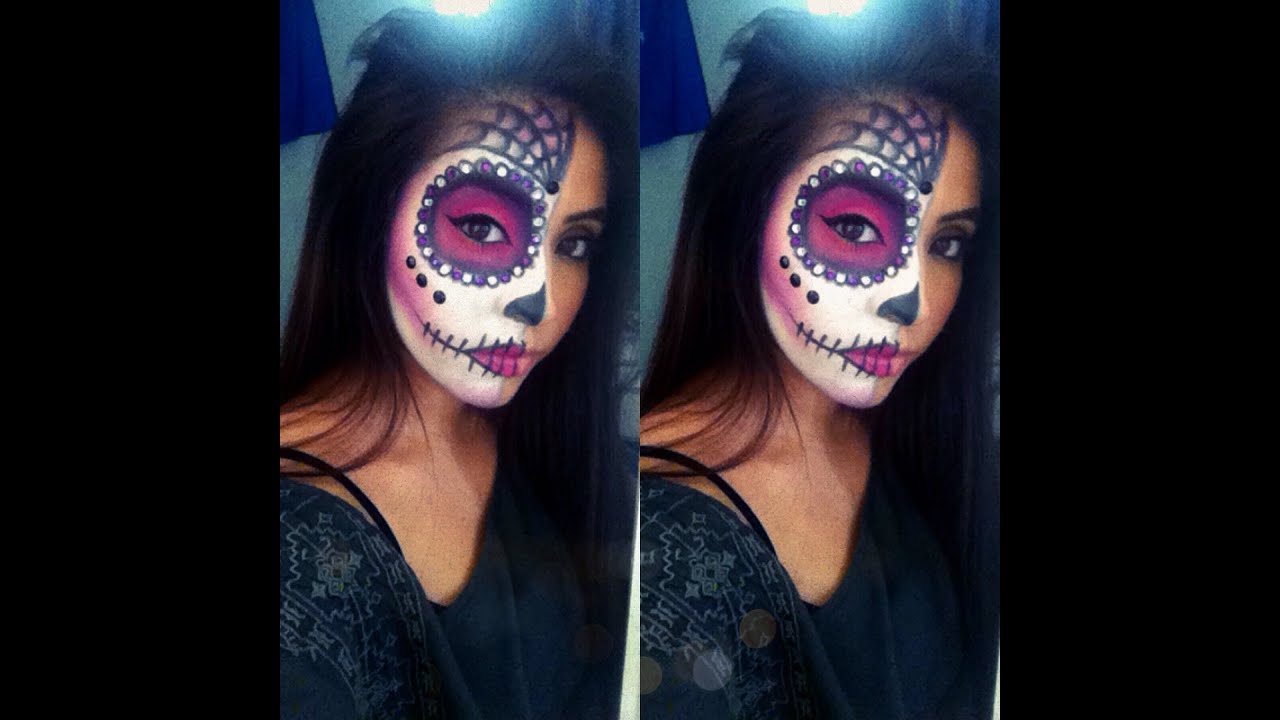 Easy Sugar Skull Halloween Tutorial