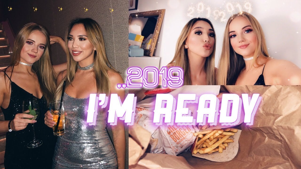 Silvester Party 🍾 + Mc Donalds Midnight Snack & 2018 Rückblick -Adorable Caro