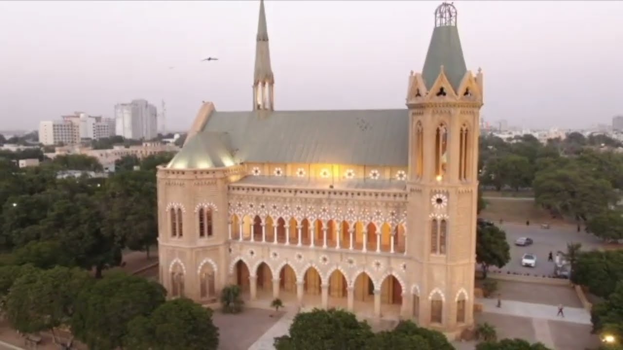 Frere Hall Karachi - Drone