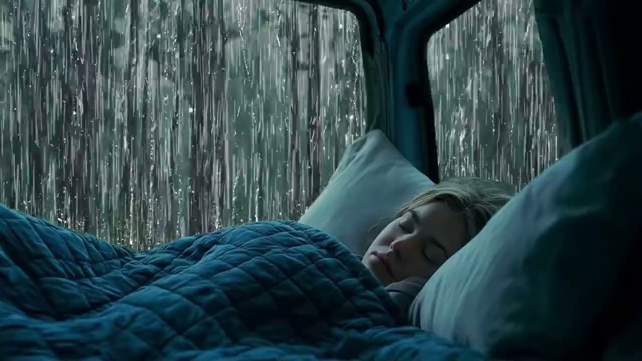 99% Dormir Instantanément 🌧️ 11H Pluie Intense & Tonnerre Profond sur Toit en Tôle | Deep Sleep Rain