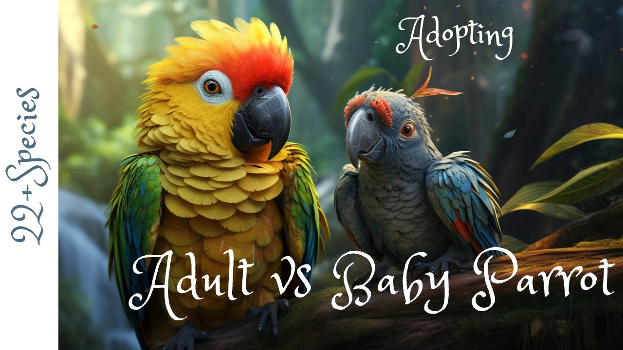 Adopting Baby Parrot Vs Adult Parrot Pros & Cons | #parrot_bliss #bird #babybird