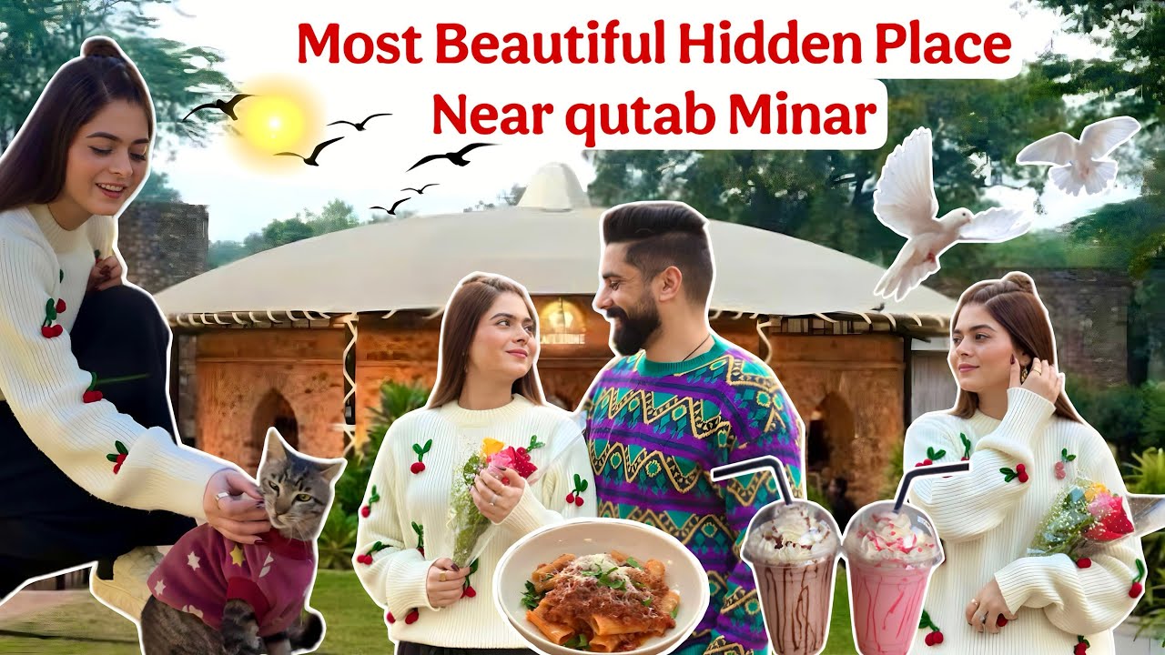 Most Beautiful Hidden Place in Delhi | Near Qutub Minar 🕌🌿| Shilpa Chaudhary 