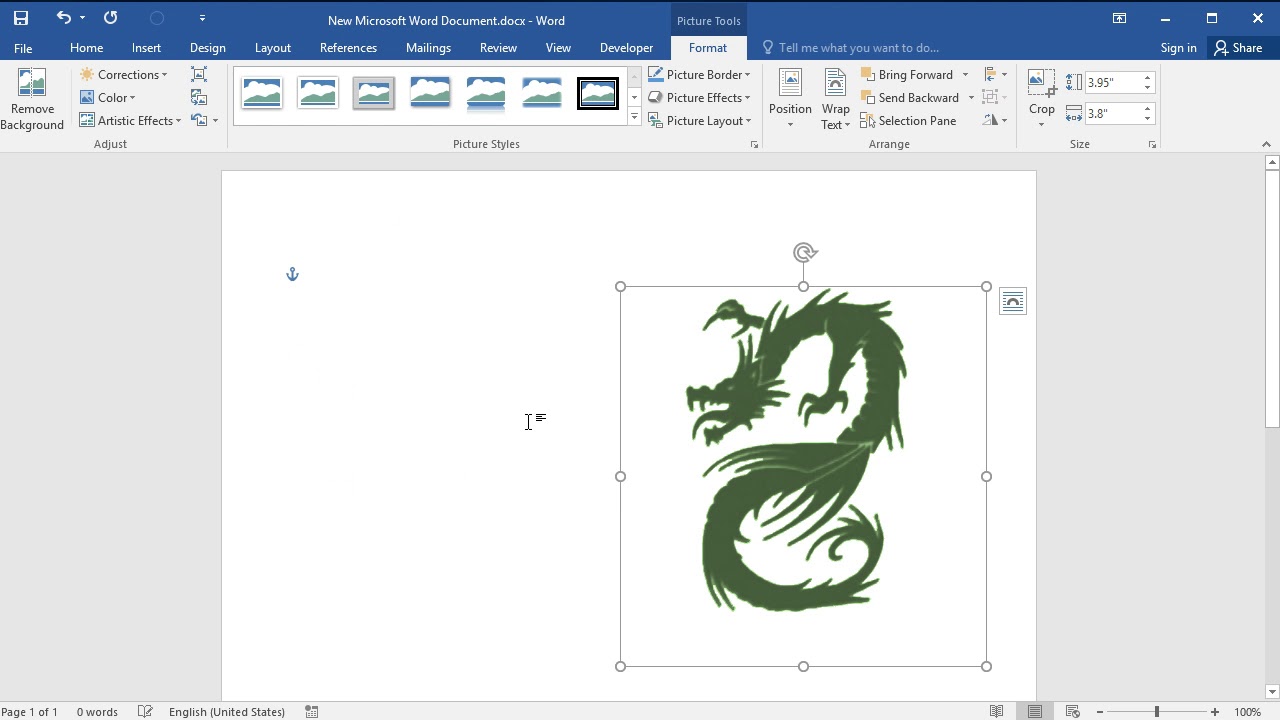 How to Change Color of a Picture in Word