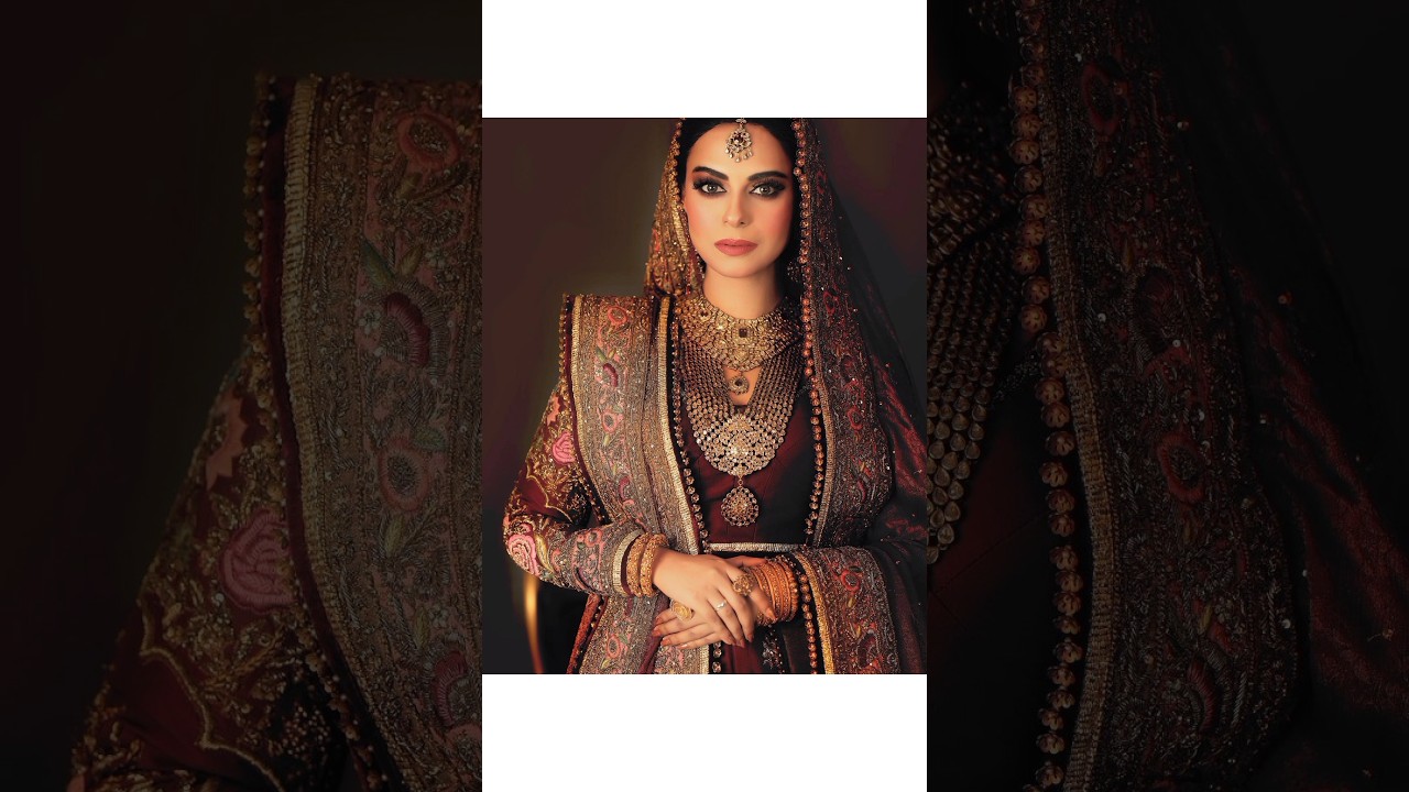 Amar Khan  bridal look #trending #weddingdress