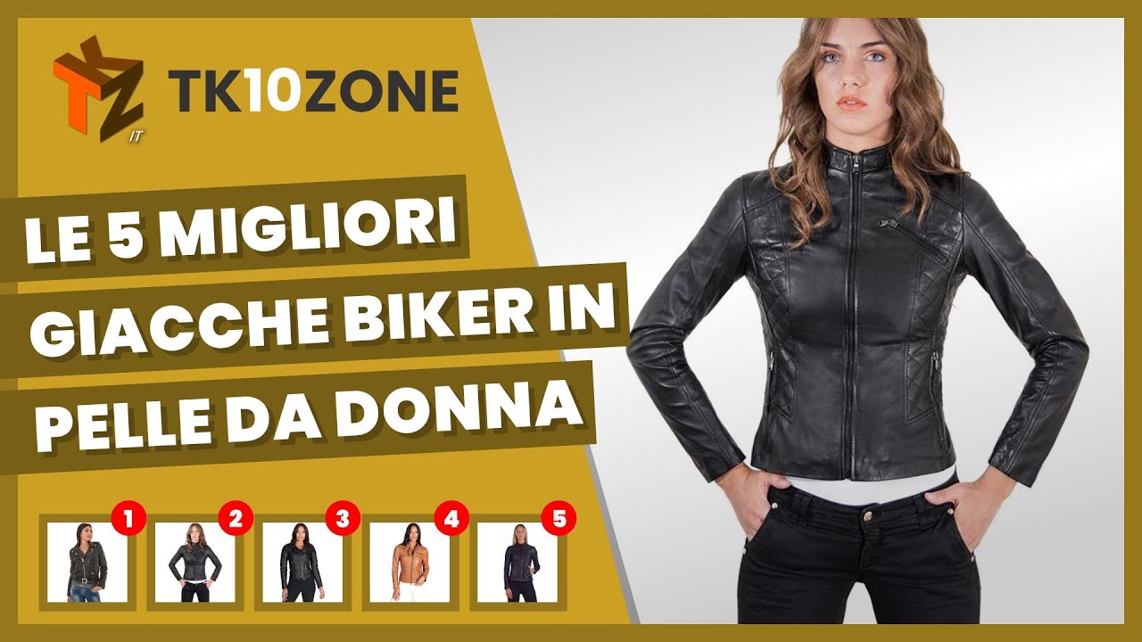 Le 5 migliori giacche biker in vera pelle da donna