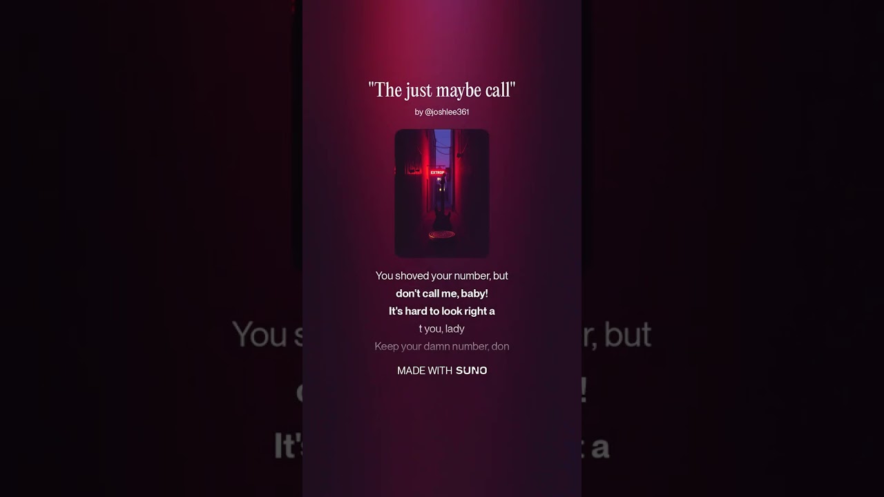 The just maybe call -JDXX | AI Music |