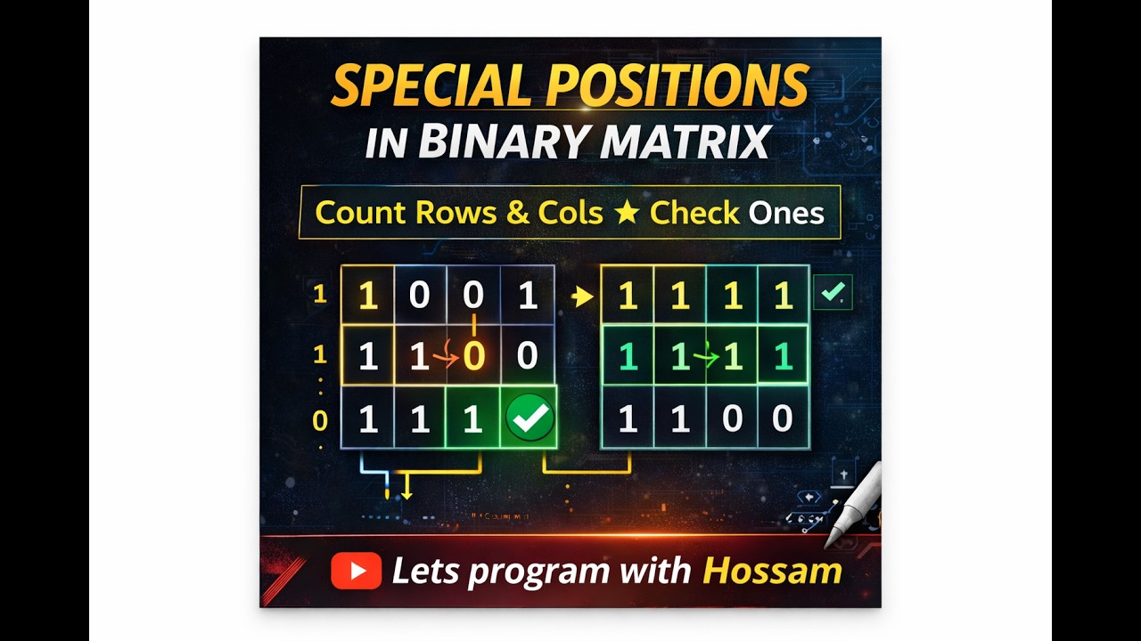 1582. Special Positions in a Binary Matrix