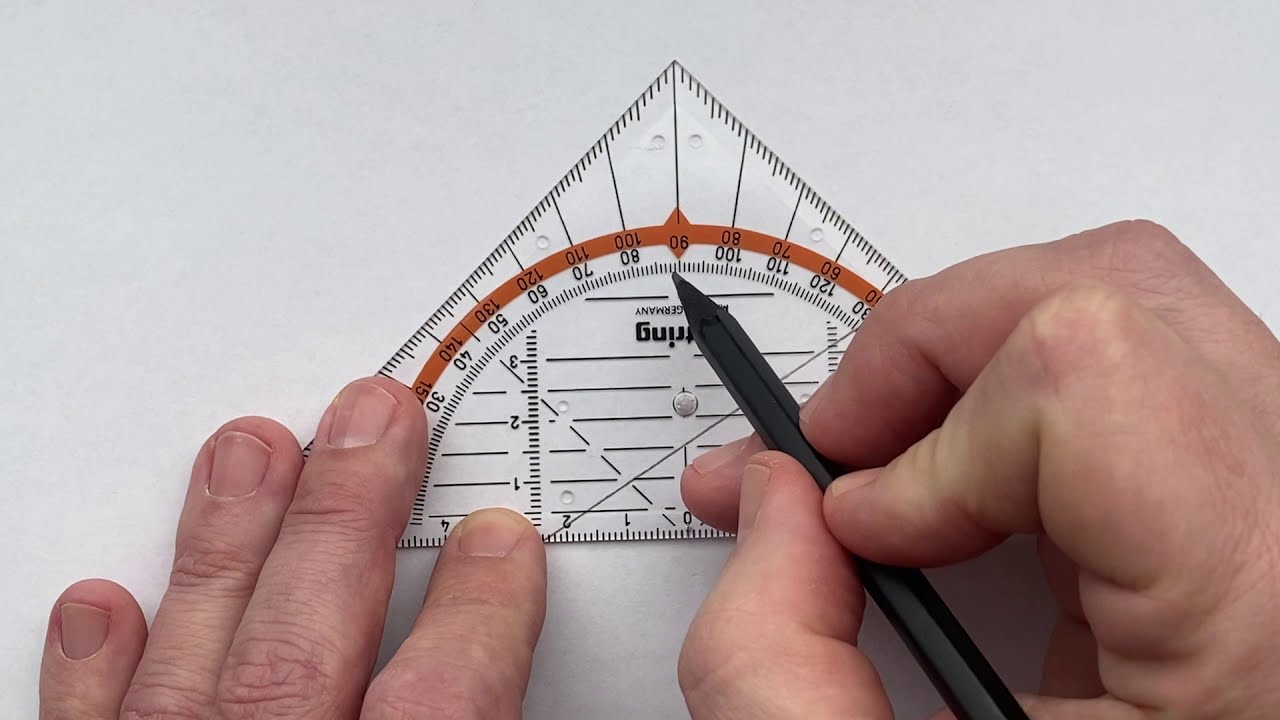 Einen rechten Winkel zeichnen