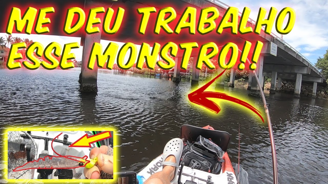 é so jogar que pega?? pra tudo tem um truque!!!! na pescaria de caiaque