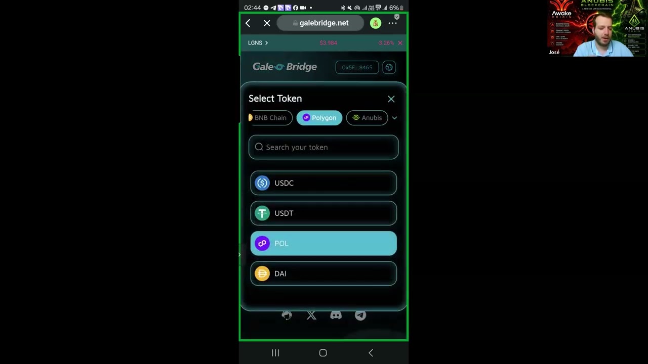 How to Get DAI on Anubis Chain Using Cross-Chain | Origin Awake Tutorial