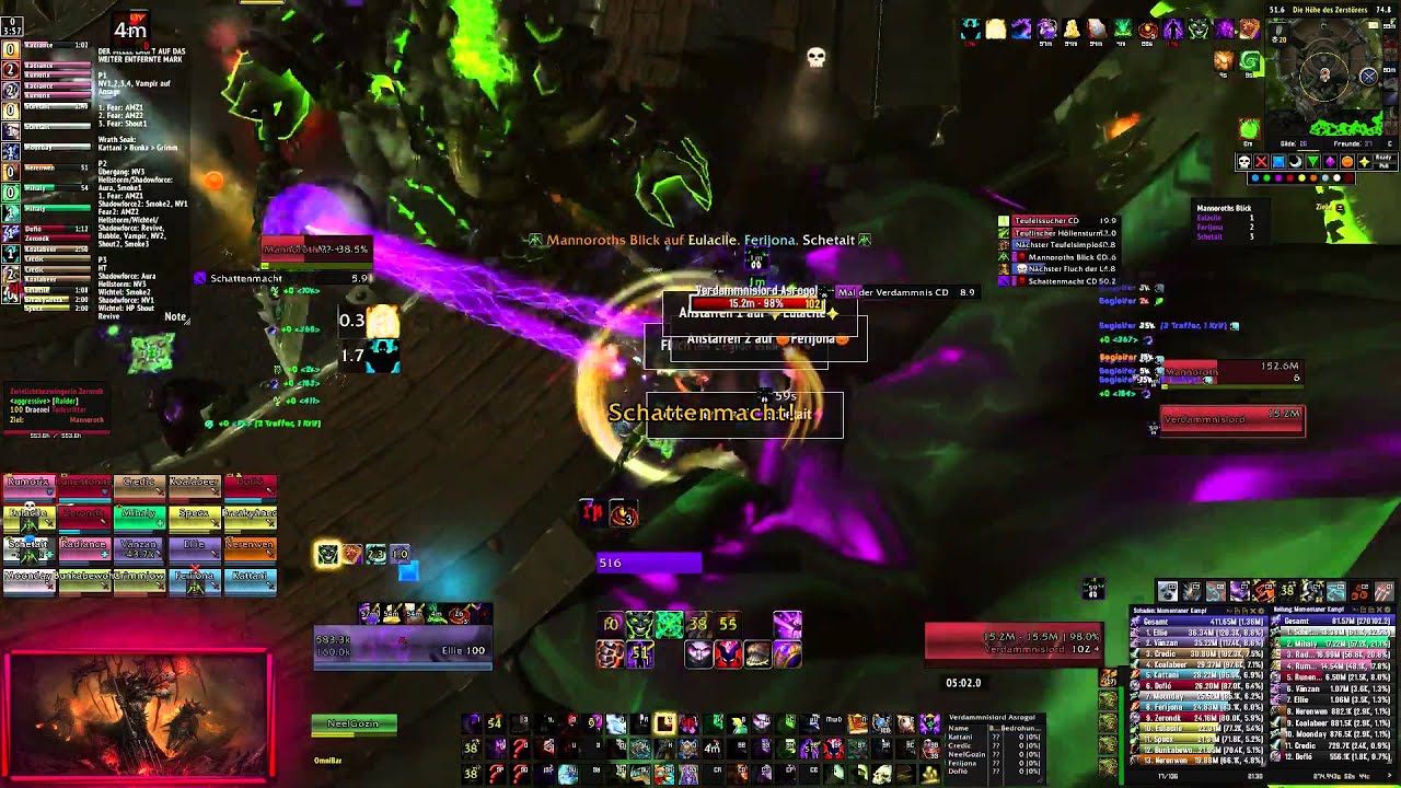 Mannoroth Mythic First Kill - Warlock PoV - Aggressive - EU Blackmoore