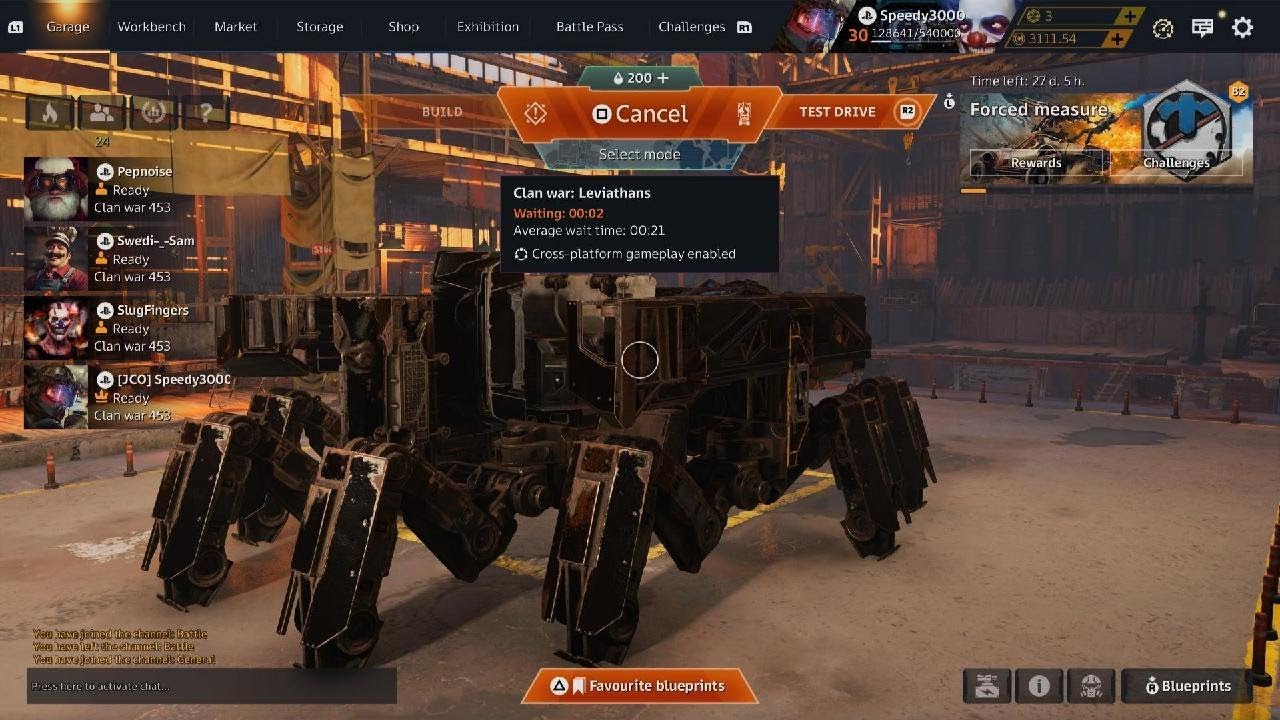 Crossout Leviathans Clan War - JCO vs MPYR
