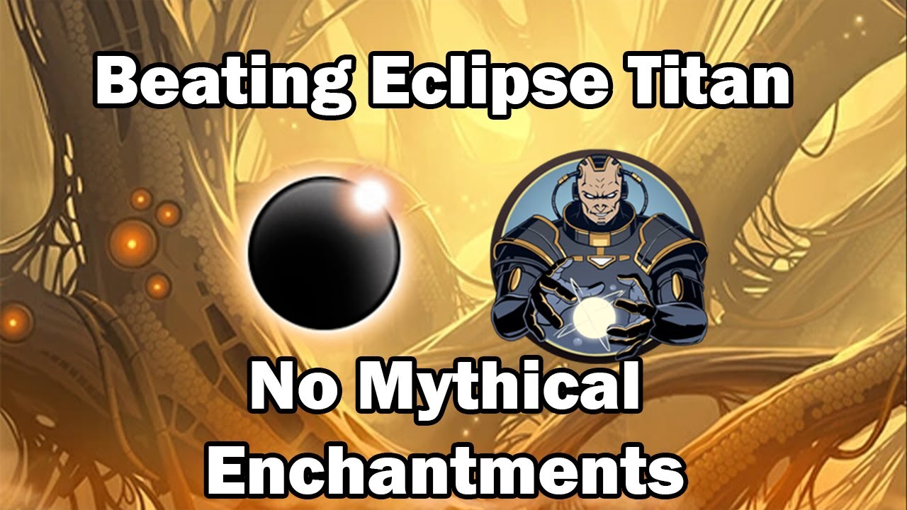 Shadow Fight 2: Beating Eclipse Titan (no mythical enchantments)
