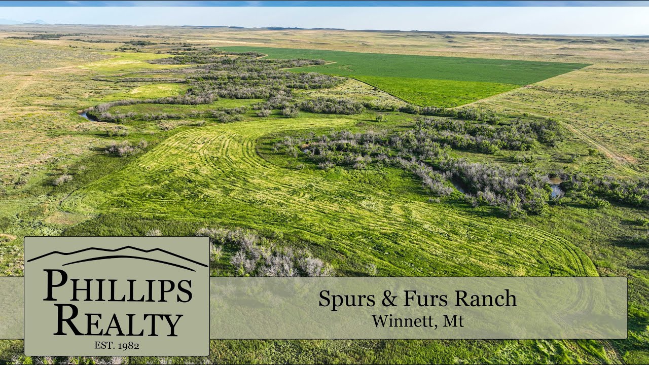 New Montana Ranch for Sale - Spurs and Furs Ranch - Winnett, Mt