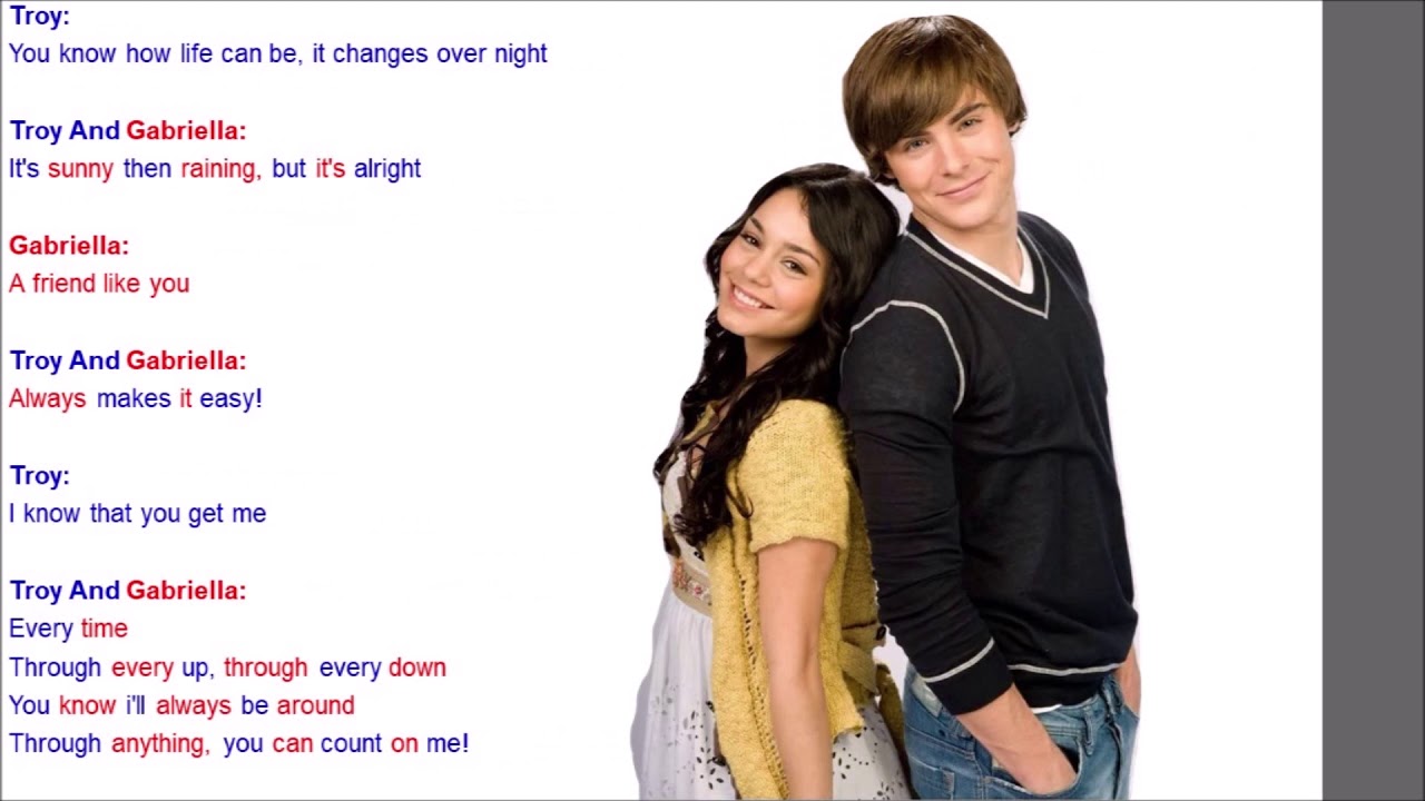 Senior Year Spring Musical High School Musical Lyrics