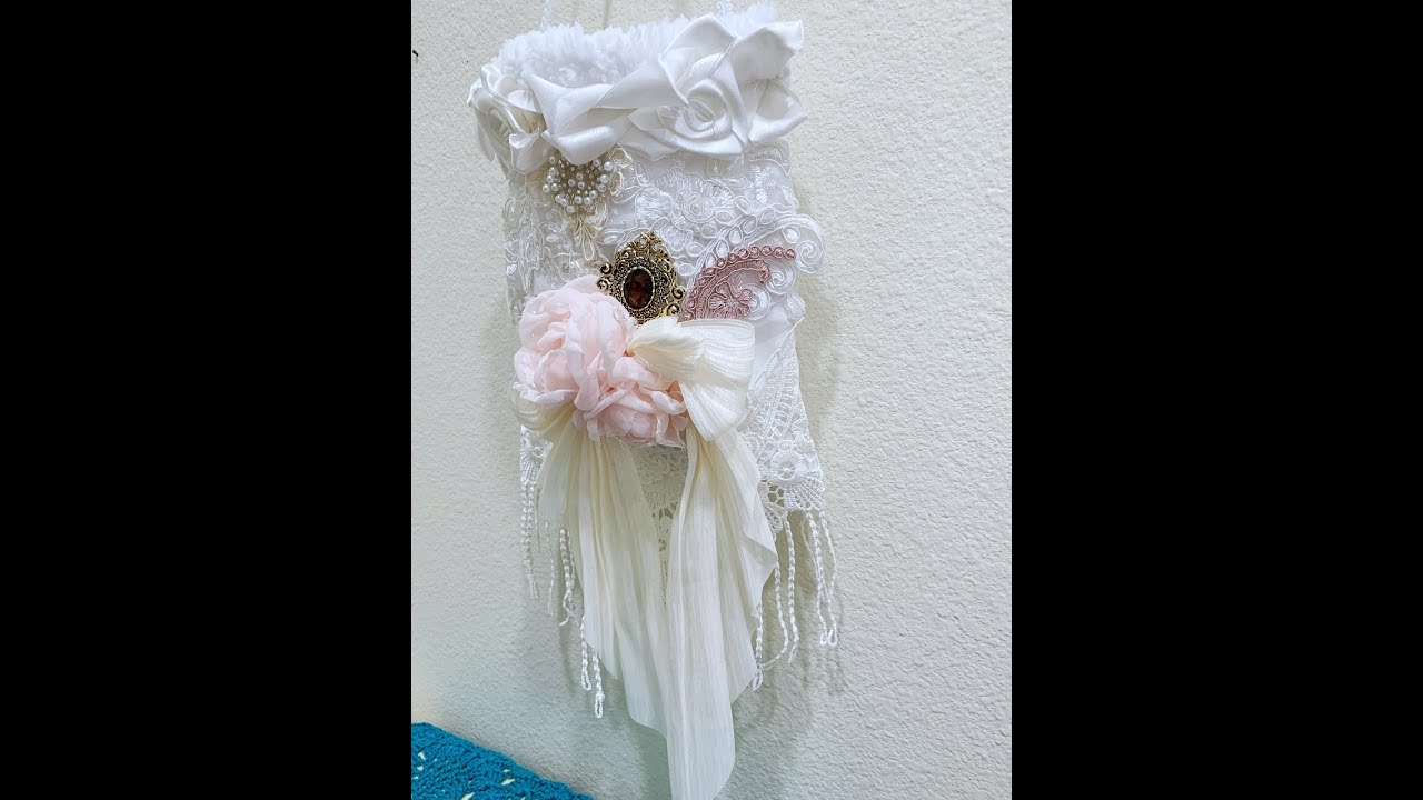 No Sew Shabby Chic Pouch