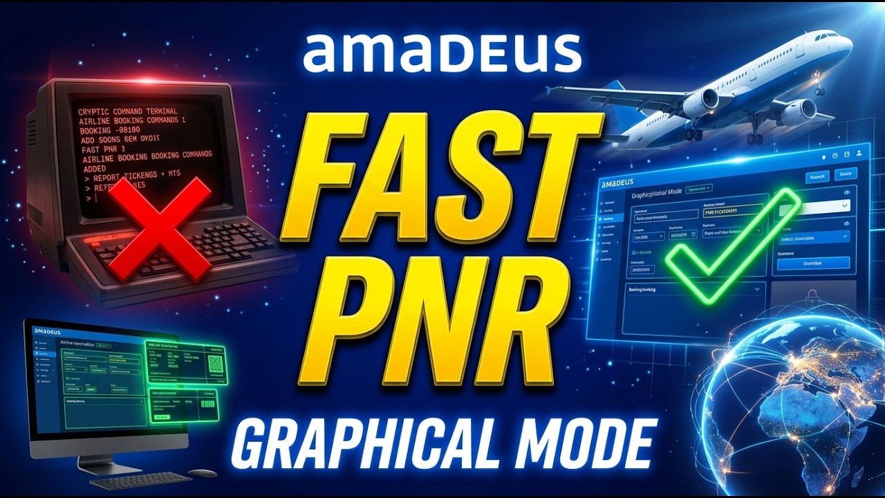 Как создать PNR-запрос в Amadeus в графическом режиме
