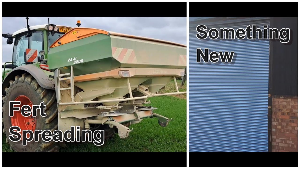 Spreading fertiliser and more cultivating