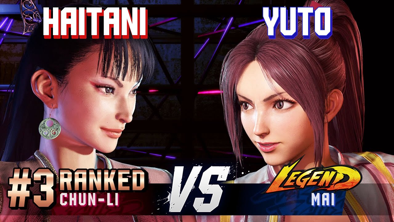 SF6 ▰ HAITANI (#3 Ranked Chun-Li) vs YUTO (Mai) ▰ High Level Gameplay