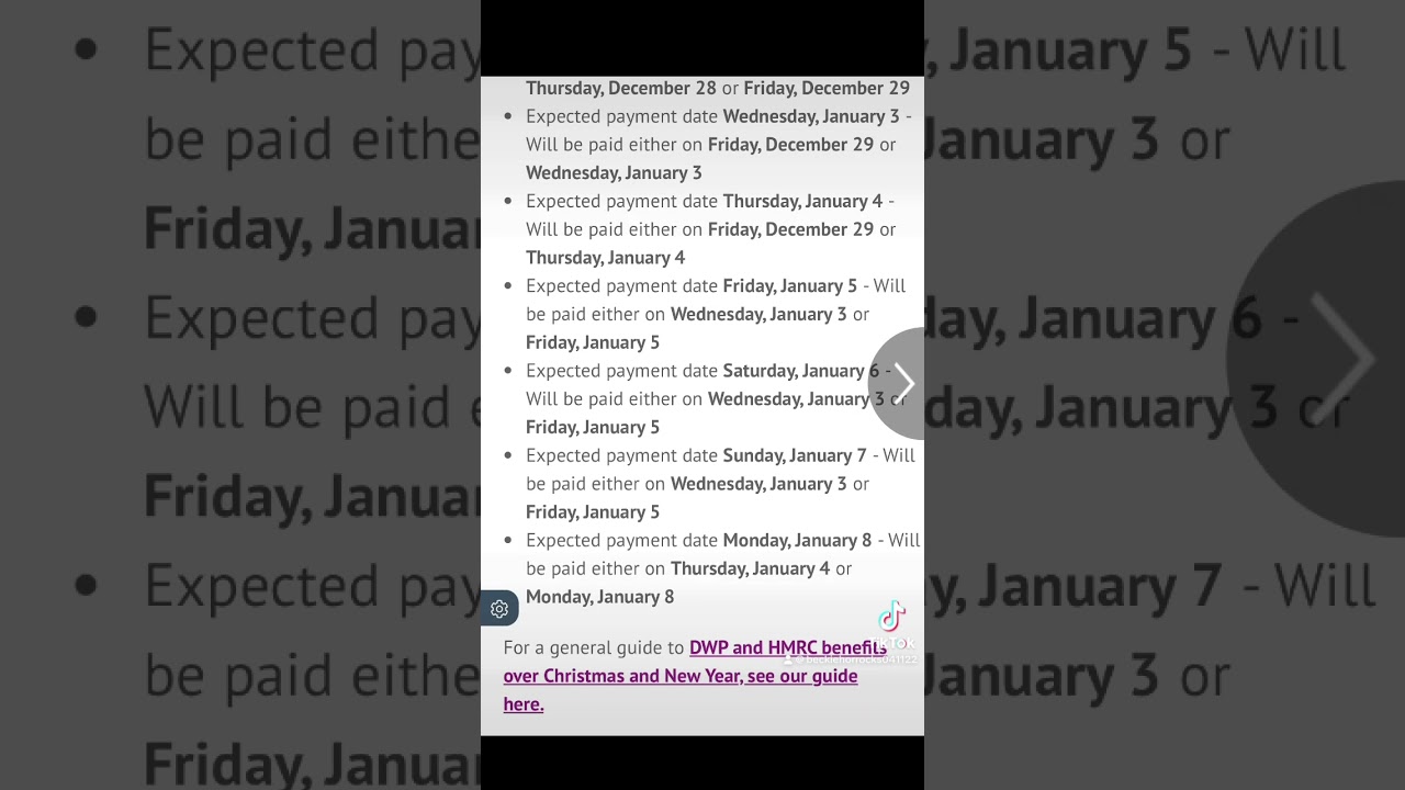 DWP Christmas payment dates, including Pip DLA allowance video