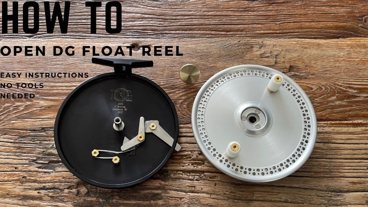 How to open 5 inch DG Float Centerpin reel (Bearing Model)