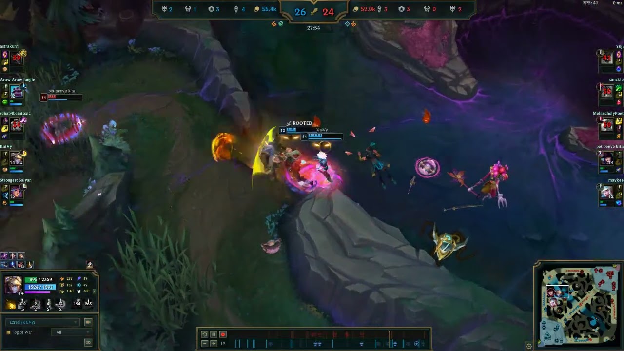 Ezreal Kiting