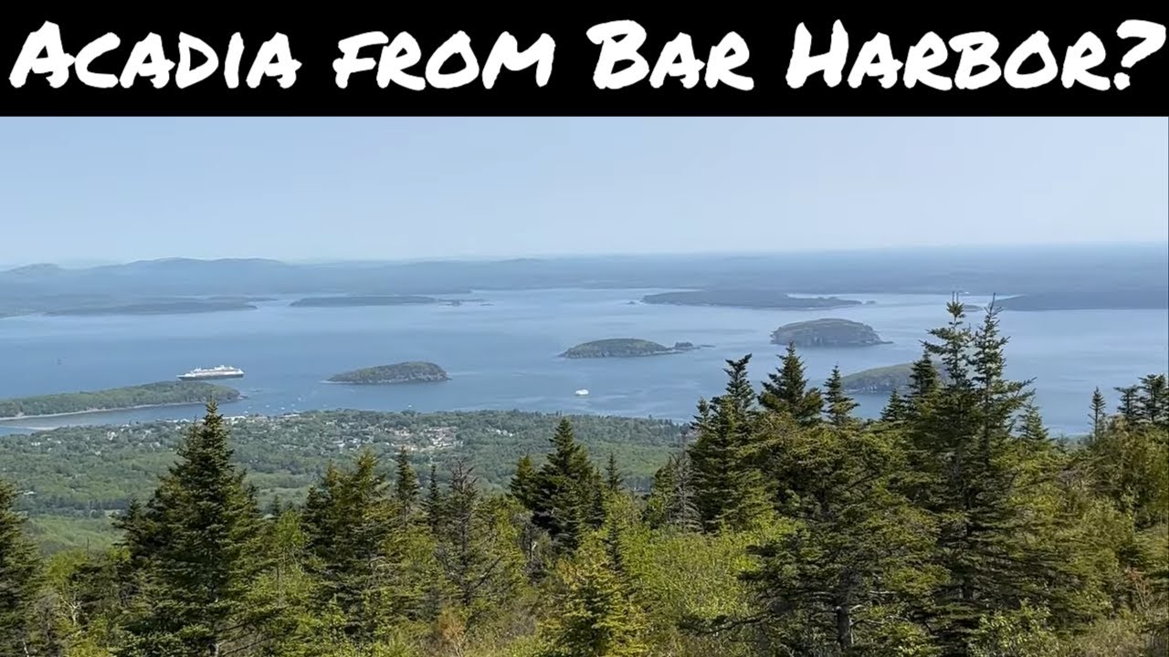 Acadia National Park Maine! Thunder Hole and amazing views of Frenchman Bay from Cadillac Mountain
