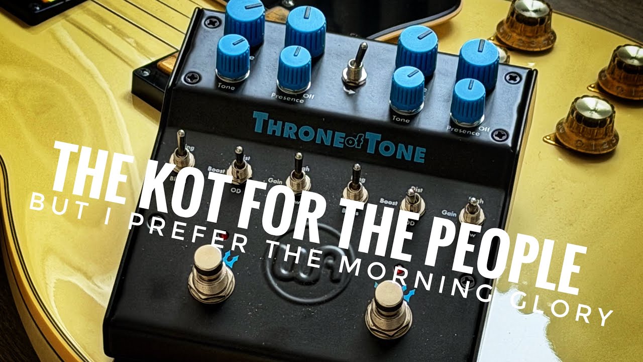 Warm Audio Throne of Tone Complete Soundcheck и сравнение с JHS Morning Glory