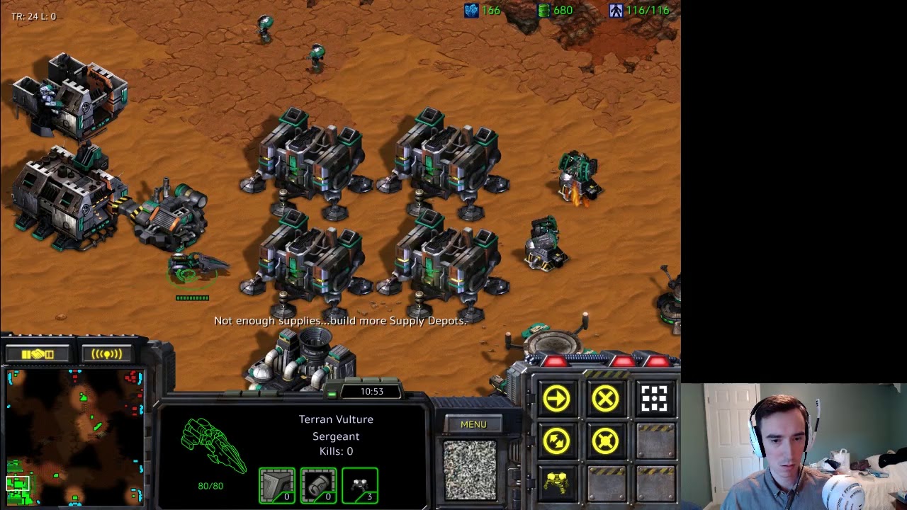 StarCraft Remastered - 1v1 (FPVOD) Nyoken (T) vs Machine (Z) Grand Line