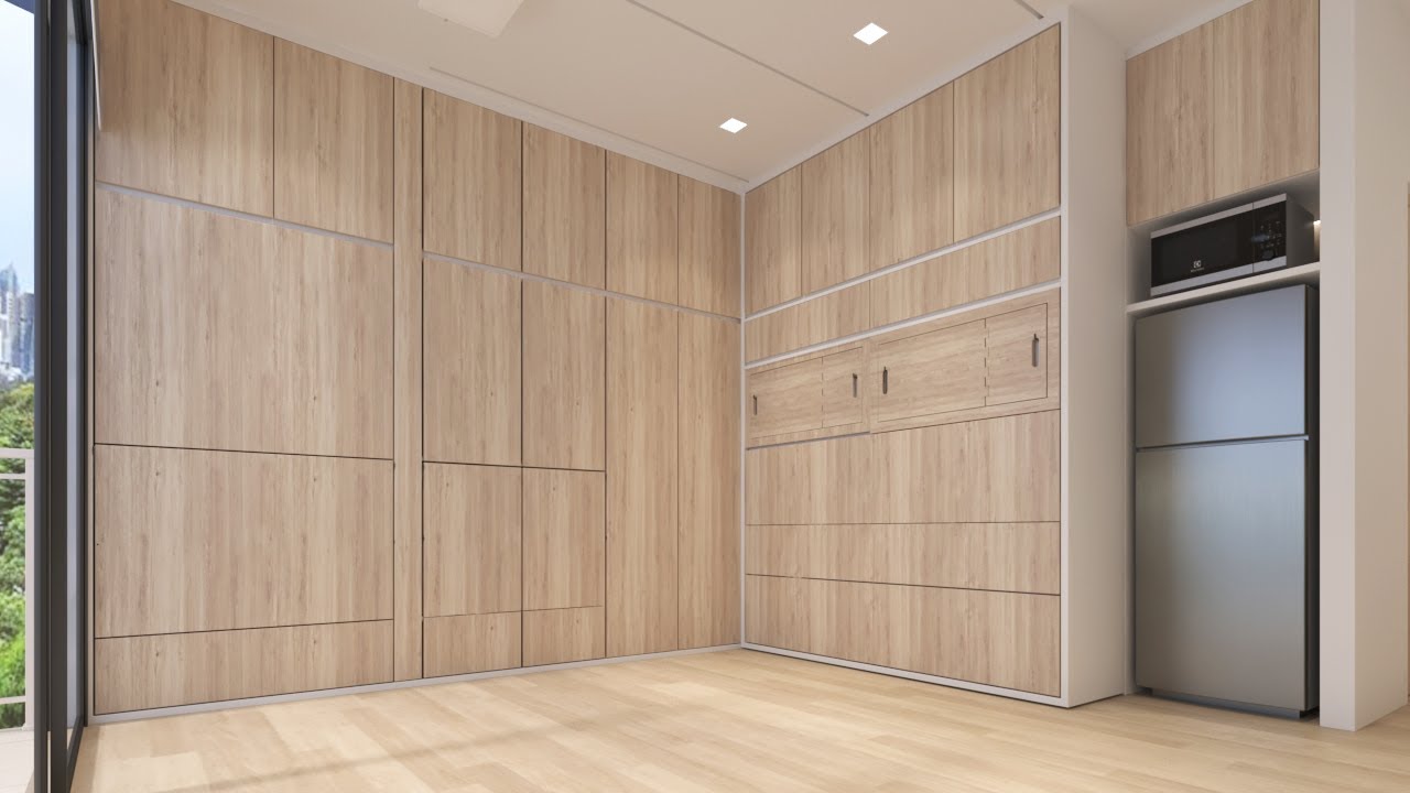 Micro Apartment, 17m2, Transformable Concept in Sydney, Australia