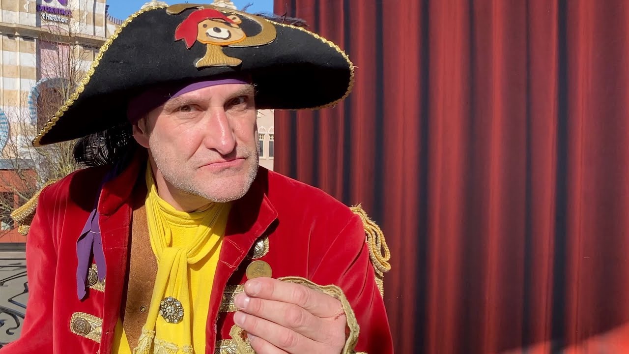 Een goudstuk voor Piet Piraat Plopsaland de Panne :)