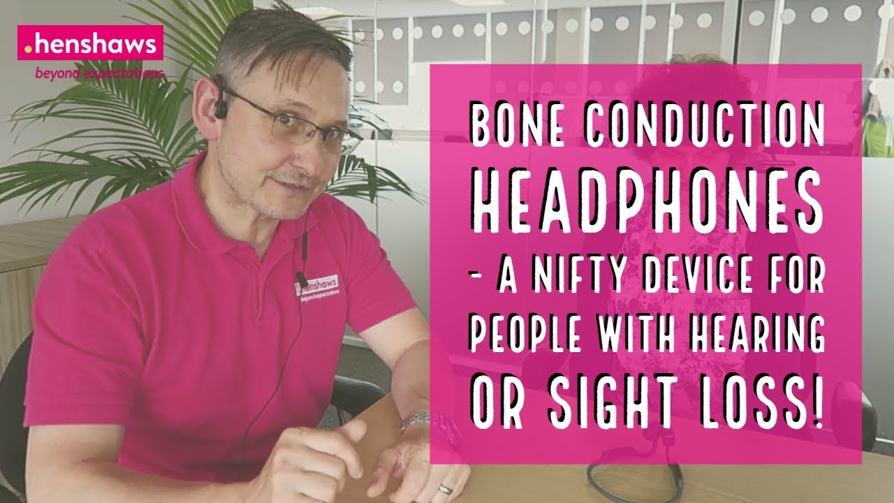 Bone Conduction Headphones - a nifty device for people with sight or hearing loss