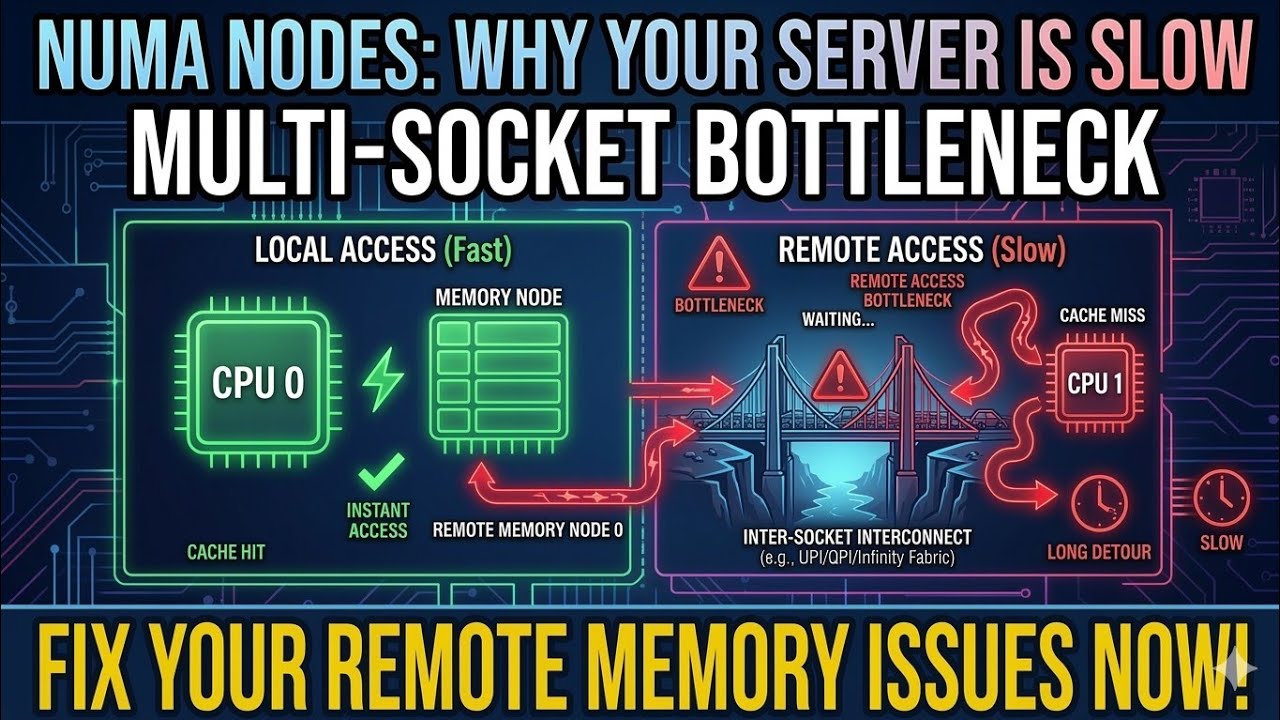 NUMA Nodes: Why Multi-Socket Servers Are Slower