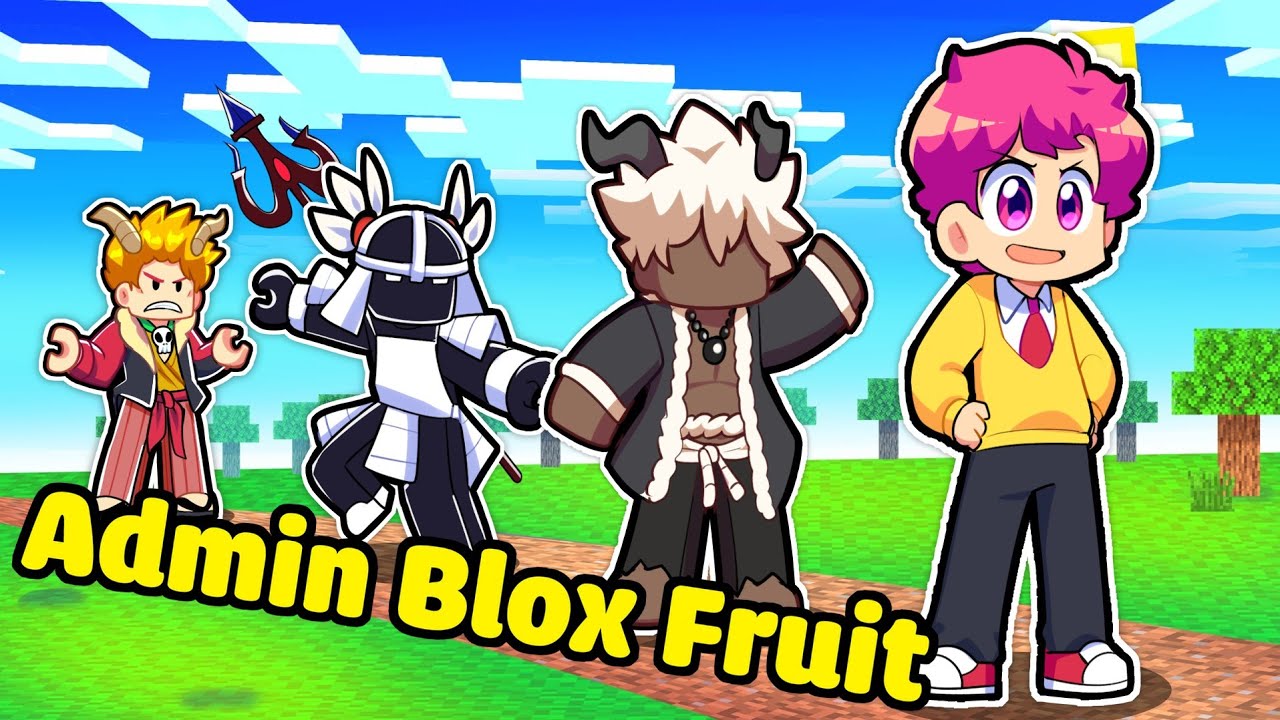 HIHA TROLL LÀNG SINH TỐ BẰNG CÁCH GIẢ ADMIN BLOX FRUIT TRONG MINECRAFT 🤣