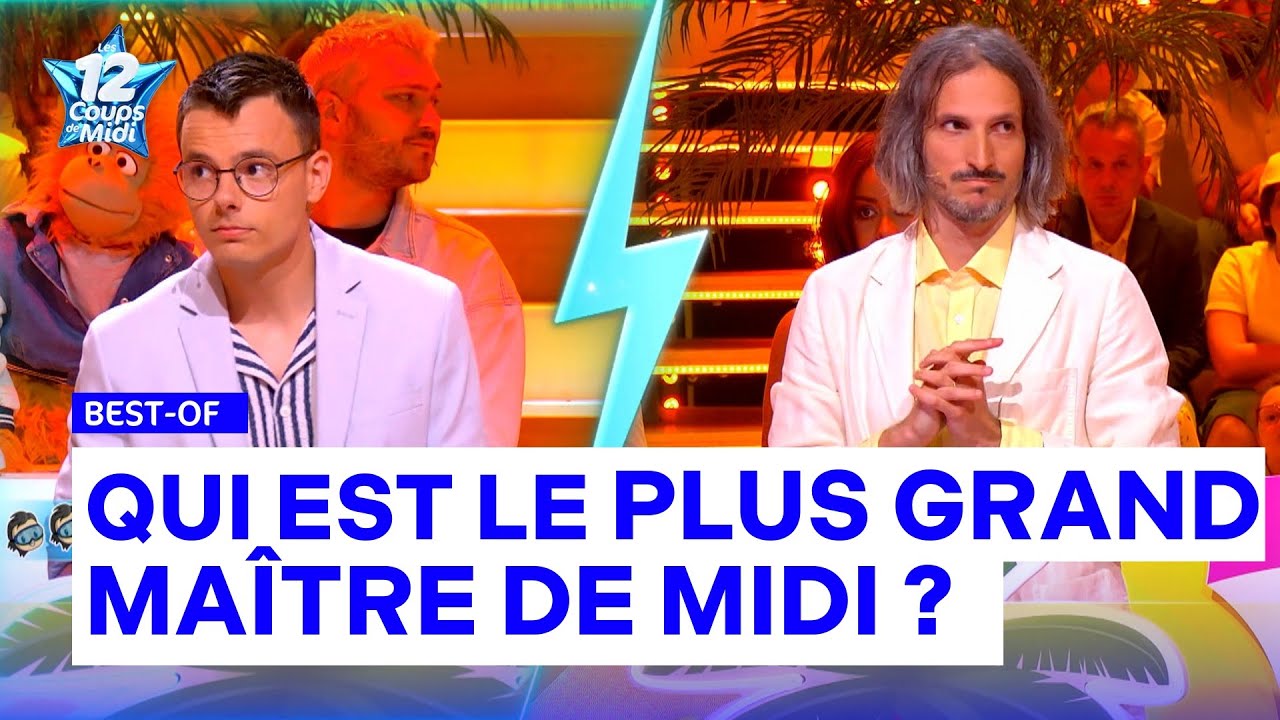 Émilien VS Xavier : Le duel des Maîtres ! ⚡️| Best-of | Les 12 Coups de Midi