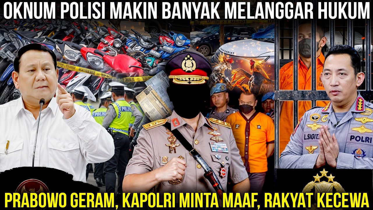 Lagi-Lagi Polisi Berulah, Prabowo Langsung Bertindak! Deretan Kasus Oknum Polisi yang Jadi Sorotan
