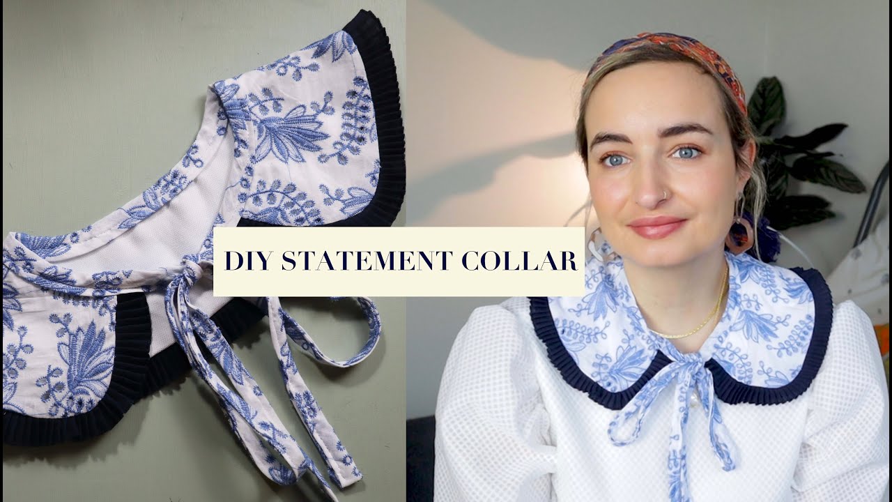 DIY STATEMENT COLLAR || I'm back!!