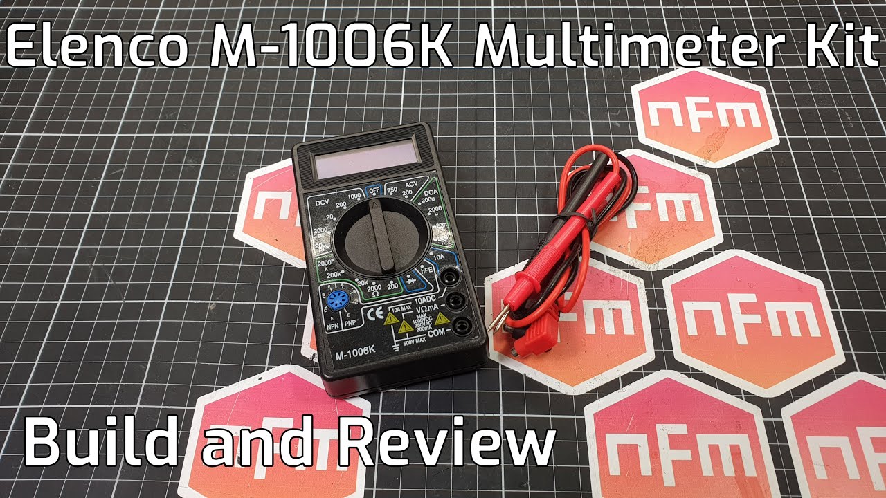 Elenco M-1006K Multimeter Kit Review