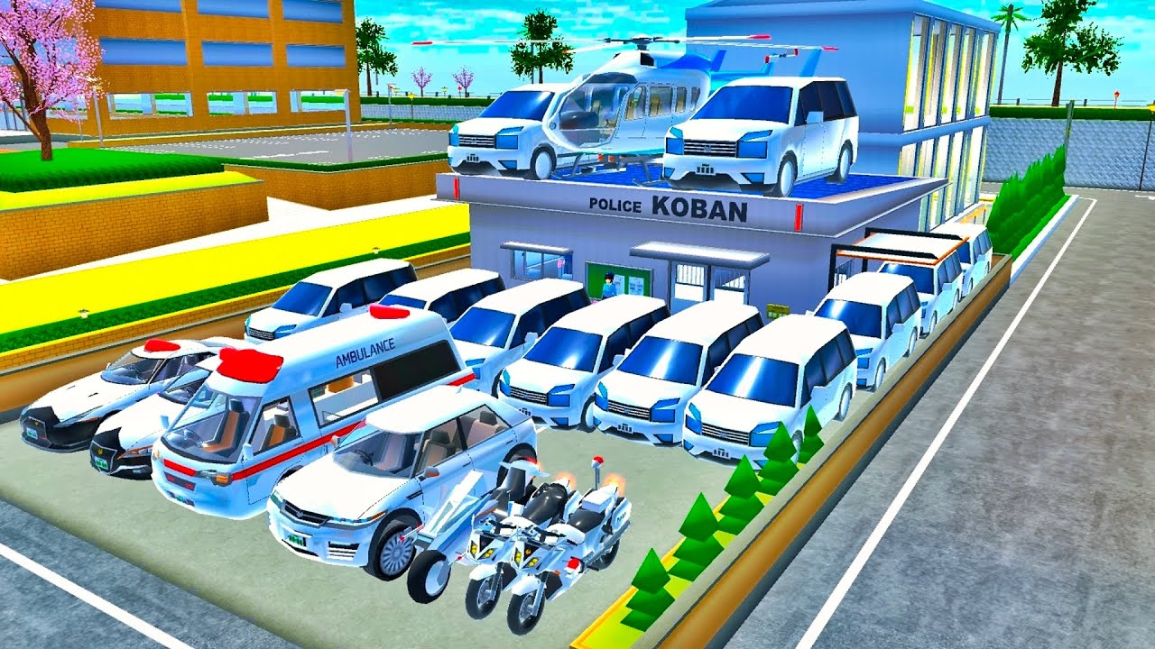Sakura Koban Police Force Simulator | Epic Car, bikes & Helicopter Collections| TOTURIAL No 126