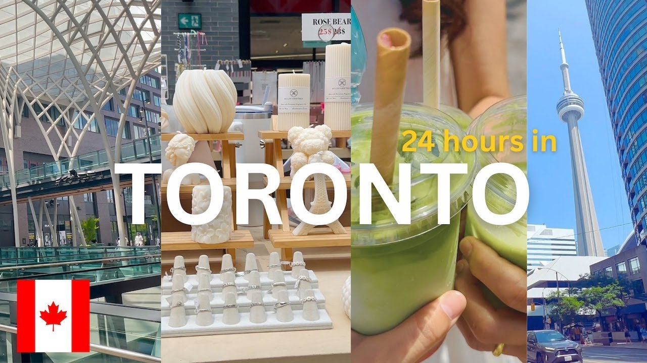Meeting my Family in Toronto 🇨🇦⎜CN tower, Korean BBQ, matcha latte, cute shops⎜Tibetan vlogger