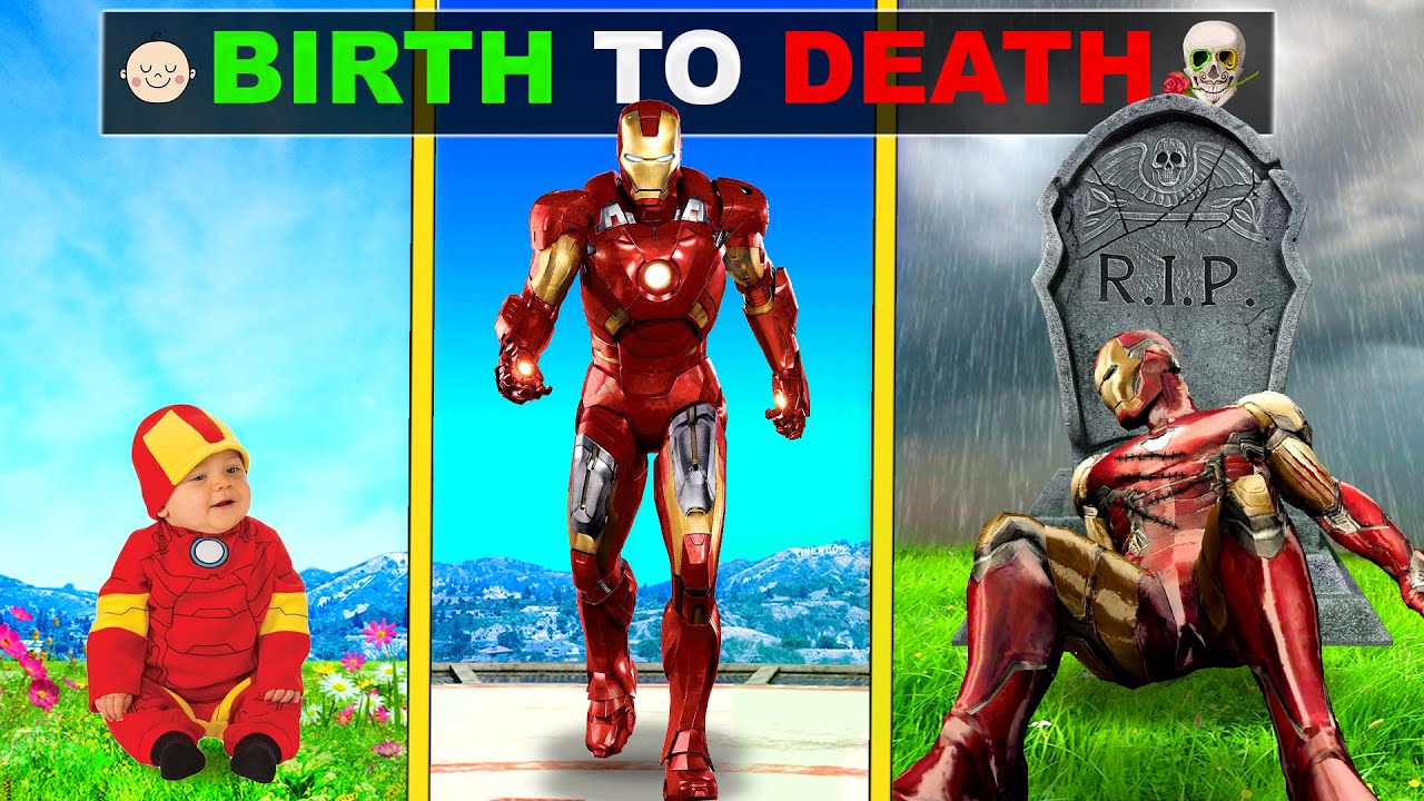 IRON MAN BIRTH to DEATH in GTA 5