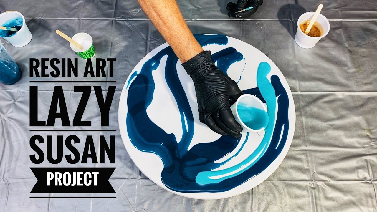 Resin Art Lazy Susan Project