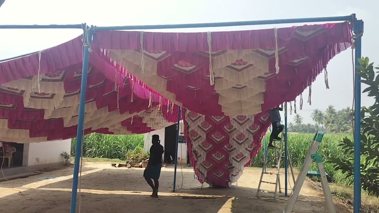 பந்தல், சூமர் பந்தல் 40×30அளவு. Panthal,zoomer panthal 40×30 size