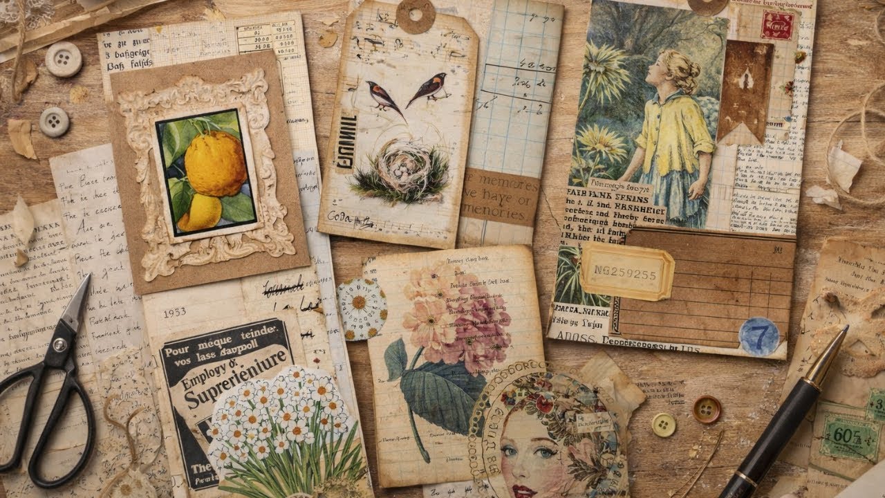 Don’t Hoard It, Masterboard It – Finally Using My Craft Stash