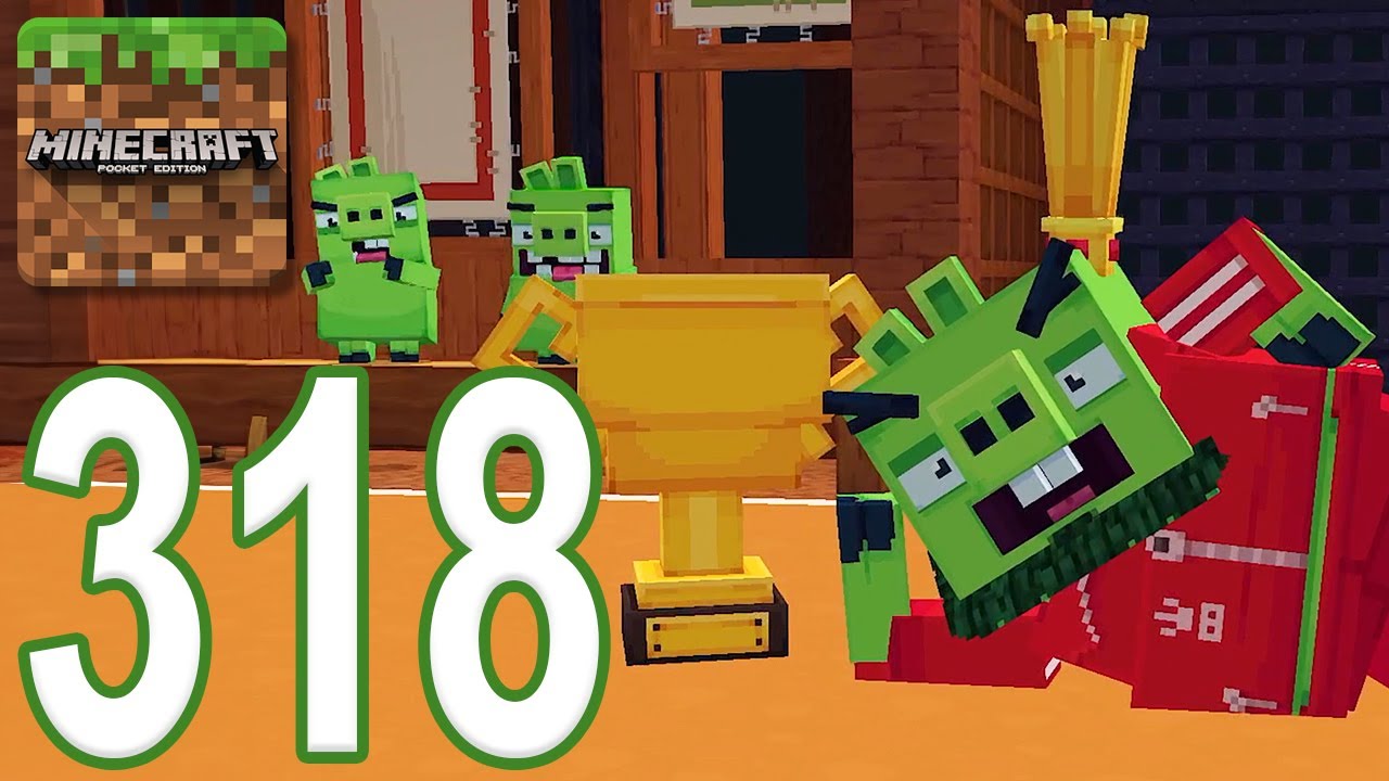Minecraft: PE - Gameplay Walkthrough Part 318 - Angry Birds: Mission 3 (iOS, Android)