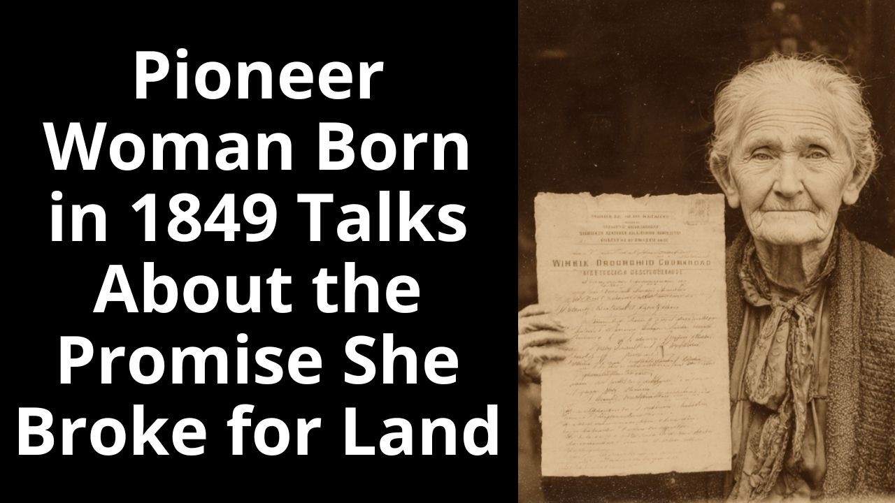 Pioneer Woman Born in 1849 Talks About the Promise She Broke for Land - Enhanced Audio